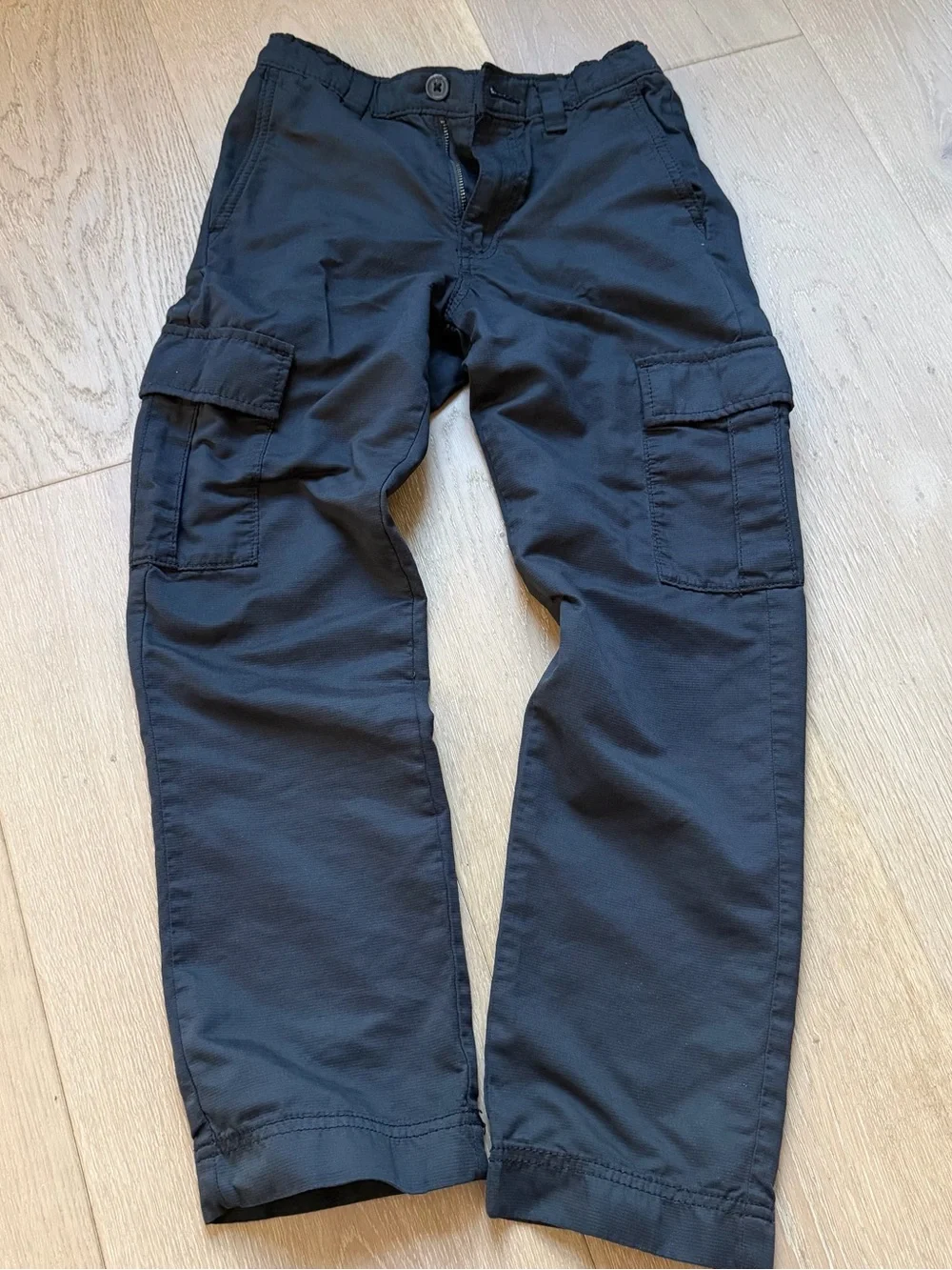 Boy's Black Cargo Pants Abercrombie kids